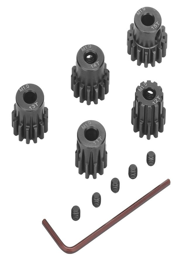 daitoku M1 Pinion Gear Sets 11T 12T 13T 14T 15T, daitoku 5mm Shaft Motor Gears RC Pinion Gears with Hex Key for 1/8 1/10 RC Brushless Brush Motor Trucks Buggy - Image 1